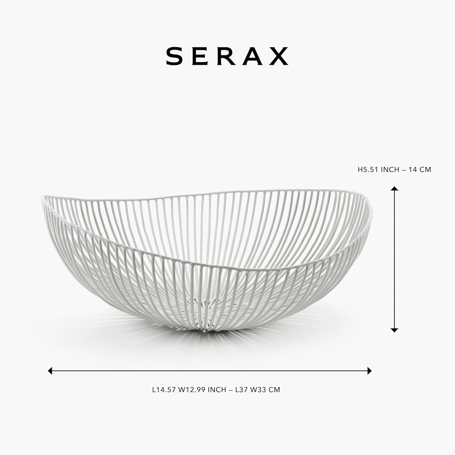 imageHome Decor Fruit Bowl  Metal sculptures interior accessories by Antonino Sciortino  Oval Iron Kitchen Basket  Modern House Decor or Kitchen Storage for Counter and Table bread basket blackWhite
