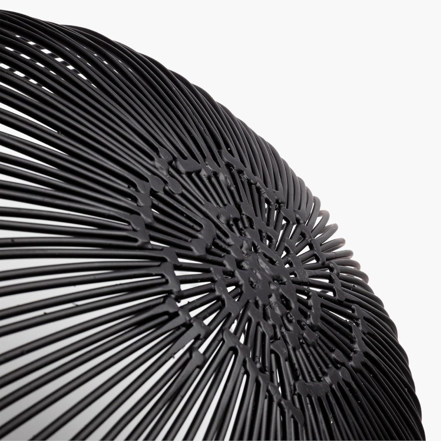 imageHome Decor Fruit Bowl  Metal sculptures interior accessories by Antonino Sciortino  Oval Iron Kitchen Basket  Modern House Decor or Kitchen Storage for Counter and Table bread basket blackBlack