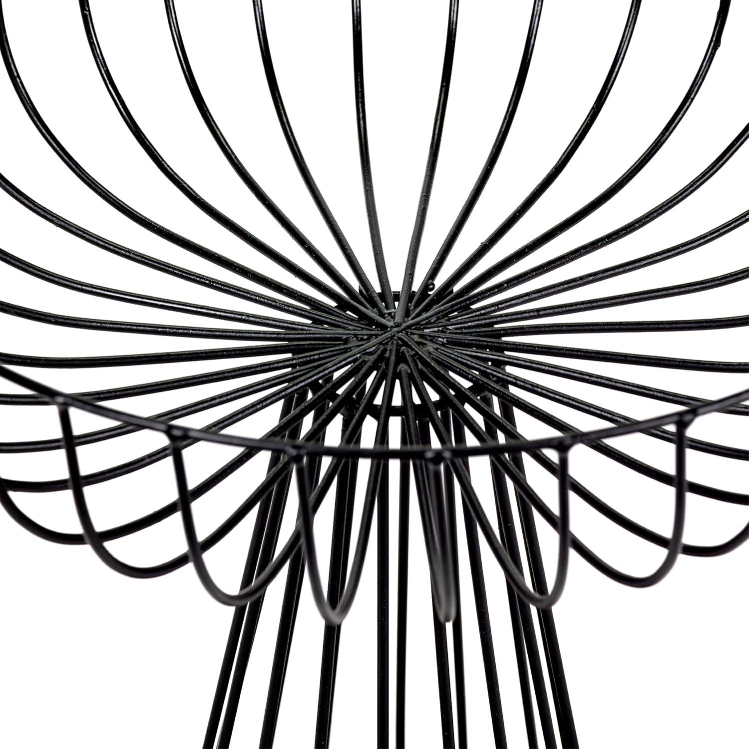 imageHome Decor Fruit Bowl  Metal sculptures interior accessories by Antonino Sciortino  Oval Iron Kitchen Basket  Modern House Decor or Kitchen Storage for Counter and Table bread basket blackBlack