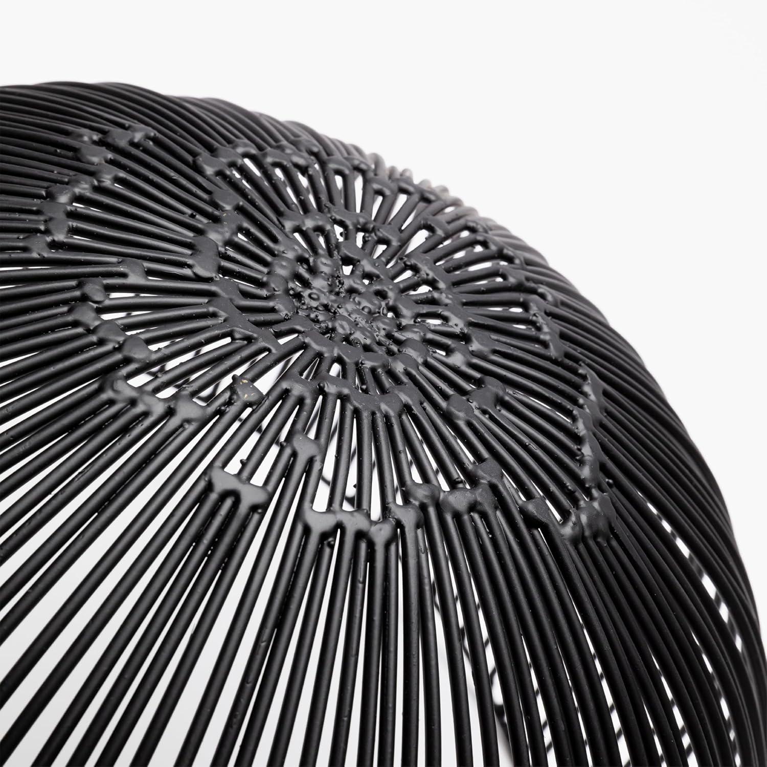 imageHome Decor Fruit Bowl  Metal sculptures interior accessories by Antonino Sciortino  Oval Iron Kitchen Basket  Modern House Decor or Kitchen Storage for Counter and Table bread basket blackBlack