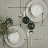 image12Piece Dinnerware Set for 4  La Mre tableware by Marie Michielssen  4 white Dinner Plates 4 Small Plates 4 Bowls  Stoneware Home Kitchen Essentials Sets  Dishware and Dishes