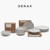 image12Piece Dinnerware Set for 4  La Mre tableware by Marie Michielssen  4 white Dinner Plates 4 Small Plates 4 Bowls  Stoneware Home Kitchen Essentials Sets  Dishware and Dishes