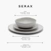 image12Piece Dinnerware Set for 4  La Mre tableware by Marie Michielssen  4 white Dinner Plates 4 Small Plates 4 Bowls  Stoneware Home Kitchen Essentials Sets  Dishware and Dishes