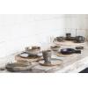 image12Piece Dinnerware Set for 4  Surface tableware by Sergio Herman  4 Indi Gray Small Plates 4 Plates 4 Pasta Bowls  Stoneware Home Kitchen Essentials Sets  Dishware and Dishes