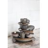 image12Piece Dinnerware Set for 4  Surface tableware by Sergio Herman  4 Indi Gray Small Plates 4 Plates 4 Pasta Bowls  Stoneware Home Kitchen Essentials Sets  Dishware and Dishes
