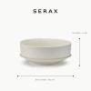 imageBowl Dune  Dune tableware accessories by Kelly Wearstler  Large porcelain white bowl  Farmhouse Kitchen and Dinnerware Sets for Home Family Party