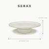 imageCake Stand  Dune Tableware Accessories by Kelly Wearstler  XL Porcelain White Cake Stand  Farmhouse Kitchen and Dinnerware Sets for Home Family Party