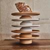 imageCake Stand  Dune Tableware Accessories by Kelly Wearstler  XL Porcelain White Cake Stand  Farmhouse Kitchen and Dinnerware Sets for Home Family Party