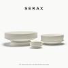 imageCake Stand  Dune Tableware Accessories by Kelly Wearstler  XL Porcelain White Cake Stand  Farmhouse Kitchen and Dinnerware Sets for Home Family Party