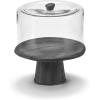 imageCake Stand  Wooden Interior Accessories by Kelly Wearstler  Light Brown ash Cake Stand  Farmhouse Kitchen and Dinnerware Sets for Home Family PartyBlack