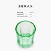 imageDrinking Glasses Set of 4  Fish ampamp Fish glassware by Paola Navone  744 FL oz Clear Green Water Glass Cups without Lids  Home Essentials Kitchen Set  Drinks Juice CoffeeSmall