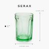 imageDrinking Glasses Set of 4  Fish ampamp Fish glassware by Paola Navone  744 FL oz Clear Green Water Glass Cups without Lids  Home Essentials Kitchen Set  Drinks Juice CoffeeLarge