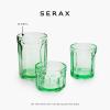 imageDrinking Glasses Set of 4  Fish ampamp Fish glassware by Paola Navone  744 FL oz Clear Green Water Glass Cups without Lids  Home Essentials Kitchen Set  Drinks Juice CoffeeLarge