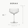 imageDune Wine Glasses  Dune glassware by Kelly Wearstler  Transparent Drinking Glasses  Glass Cups with Clear Stem  Champagne Flutes and Wine Glasses  Kitchen red wineChampagne coupe