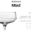 imageDune Wine Glasses  Dune glassware by Kelly Wearstler  Transparent Drinking Glasses  Glass Cups with Clear Stem  Champagne Flutes and Wine Glasses  Kitchen red wineChampagne coupe