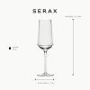 imageDune Wine Glasses  Dune glassware by Kelly Wearstler  Transparent Drinking Glasses  Glass Cups with Clear Stem  Champagne Flutes and Wine Glasses  Kitchen red wineChampagne glass