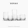 imageDune glasses  Dune glassware by Kelly Wearstler  Clear Glass Tumbler Cups without Lids  Home Essentials Cocktail Glasses  Suitable for Whisky Beer Juice Water Whisky glassWhisky glass