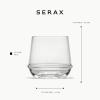 imageDune glasses  Dune glassware by Kelly Wearstler  Clear Glass Tumbler Cups without Lids  Home Essentials Cocktail Glasses  Suitable for Whisky Beer Juice Water Whisky glassWhisky glass