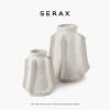 imageFlower Vase  Marie by Marie Michielssen  White Stoneware Home Decor Living Room for Coffee Table Kitchen Decorations  Modern Entryway Table Decor or for Shelves  Unique Centerpiece Vases SVase S