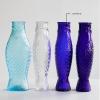 imageGlass Water Pitcher  Fish ampamp Fish glassware by Paola Navone  Wine Carafe Decanter 2874 fl oz  Clear Bottle Container for hot and cold Drinks  Beverage Dispenser for Fridge  Suitable as VaseCarafe Dark Blue