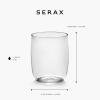 imageLarge Drinking Glasses Set of 4  Passepartout glassware by Vincent Van Duysen  Clear Water Glass Cups without Lids  Home Essentials Kitchen  Suitable for Beer Juice CoffeeLarge