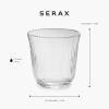 imageLongdrink Drinking Glasses Set of 4  Inku Glassware by Sergio Herman  Clear Ribbed Water Glass Cups without Lids  Home Essentials Kitchen Set  Beer Juice  Coffee AccessoriesWhisky