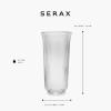 imageLongdrink Drinking Glasses Set of 4  Inku Glassware by Sergio Herman  Clear Ribbed Water Glass Cups without Lids  Home Essentials Kitchen Set  Beer Juice  Coffee AccessoriesLongdrink