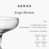 imageLongdrink Drinking Glasses Set of 4  Inku Glassware by Sergio Herman  Clear Ribbed Water Glass Cups without Lids  Home Essentials Kitchen Set  Beer Juice  Coffee AccessoriesChampagne