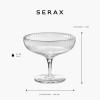 imageLongdrink Drinking Glasses Set of 4  Inku Glassware by Sergio Herman  Clear Ribbed Water Glass Cups without Lids  Home Essentials Kitchen Set  Beer Juice  Coffee AccessoriesChampagne