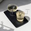 imageLongdrink Drinking Glasses Set of 4  Inku Glassware by Sergio Herman  Clear Ribbed Water Glass Cups without Lids  Home Essentials Kitchen Set  Beer Juice  Coffee AccessoriesWhisky