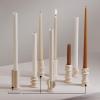 imageMolly Candle Holder  OffWhite Stoneware with Matte Finish  Set of 3  Modern Home Decor for Living Room ampamp Table  Mix ampamp Match Decorative Set 0303