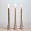 imageMolly Candle Holder  OffWhite Stoneware with Matte Finish  Set of 3  Modern Home Decor for Living Room ampamp Table  Mix ampamp Match Decorative Set 0301