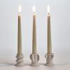 imageMolly Candle Holder  OffWhite Stoneware with Matte Finish  Set of 3  Modern Home Decor for Living Room ampamp Table  Mix ampamp Match Decorative Set 0302