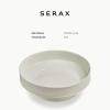 imageRaised Bowl  Dune tableware accessories by Kelly Wearstler  XL porcelain white bowl  Farmhouse Kitchen and Dinnerware Sets for Home Family Party