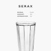 imageSet of 4 Longdrink Drinking Glasses  Surface glassware by Sergio Herman  Clear Water Glass Cups without Lids  Home Essentials Kitchen Set  Suitable for Beer Juice CoffeeLarge