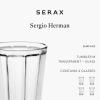imageSet of 4 Longdrink Drinking Glasses  Surface glassware by Sergio Herman  Clear Water Glass Cups without Lids  Home Essentials Kitchen Set  Suitable for Beer Juice CoffeeMedium