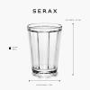 imageSet of 4 Longdrink Drinking Glasses  Surface glassware by Sergio Herman  Clear Water Glass Cups without Lids  Home Essentials Kitchen Set  Suitable for Beer Juice CoffeeMedium