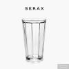 imageSet of 4 Longdrink Drinking Glasses  Surface glassware by Sergio Herman  Clear Water Glass Cups without Lids  Home Essentials Kitchen Set  Suitable for Beer Juice CoffeeLarge
