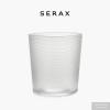 imageSmall Drinking Glasses Set of 4  La Nouvelle Table glassware by Merci  Ribbed Clear Water Glass Cups without Lids  Home Essentials Kitchen Set  Suitable for Beer Juice  Coffee AccessoriesLarge Glasses