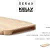 imageTray  Wooden Interior Accessories by Kelly Wearstler  Light Brown ash Tray  Farmhouse Kitchen and Dinnerware Sets for Home Family Party
