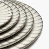 imageWhite Dinner Plates  Inku Tableware by Sergio Herman  Dishes Set for 4  Stoneware Microwave Safe Plates  Dish Set  Farmhouse Kitchen and Dinnerware Sets  Luxury Family and PartyWhite