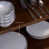 imageWhite Dinner Plates  Inku Tableware by Sergio Herman  Dishes Set for 4  Stoneware Microwave Safe Plates  Dish Set  Farmhouse Kitchen and Dinnerware Sets  Luxury Family and PartyWhite