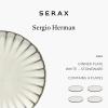 imageWhite Dinner Plates  Inku Tableware by Sergio Herman  Dishes Set for 4  Stoneware Microwave Safe Plates  Dish Set  Farmhouse Kitchen and Dinnerware Sets  Luxury Family and PartyWhite