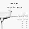 imageWhite Wine Glasses Set of 4  Passepartout glassware by Vincent Van Duysen  Transparent Drinking Glasses  Glass Cups with Clear Stem  Champagne Flutes and Water Goblets  KitchenChampagne Glasses
