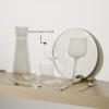 imageWhite Wine Glasses Set of 4  Passepartout glassware by Vincent Van Duysen  Transparent Drinking Glasses  Glass Cups with Clear Stem  Champagne Flutes and Water Goblets  KitchenWhite Wine Glasses