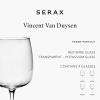 imageWhite Wine Glasses Set of 4  Passepartout glassware by Vincent Van Duysen  Transparent Drinking Glasses  Glass Cups with Clear Stem  Champagne Flutes and Water Goblets  KitchenRed Wine Glasses