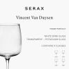 imageWhite Wine Glasses Set of 4  Passepartout glassware by Vincent Van Duysen  Transparent Drinking Glasses  Glass Cups with Clear Stem  Champagne Flutes and Water Goblets  KitchenWhite Wine Glasses