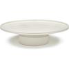 imageCake Stand  Dune Tableware Accessories by Kelly Wearstler  XL Porcelain White Cake Stand  Farmhouse Kitchen and Dinnerware Sets for Home Family Party