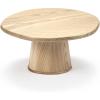 imageCake Stand  Wooden Interior Accessories by Kelly Wearstler  Light Brown ash Cake Stand  Farmhouse Kitchen and Dinnerware Sets for Home Family PartyLight Brown