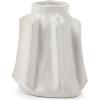 imageFlower Vase  Marie by Marie Michielssen  White Stoneware Home Decor Living Room for Coffee Table Kitchen Decorations  Modern Entryway Table Decor or for Shelves  Unique Centerpiece Vases SVase S
